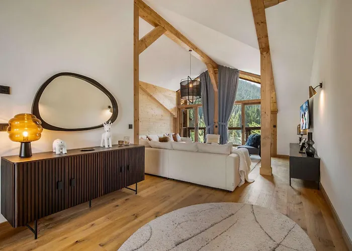 Lejlighed Luxury Penthouse - Panoramic Views, Walkway Balcony, Private Floor Courchevel